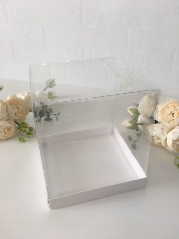 Коробка торт/кекс 160х160х180, белый — изображение 2